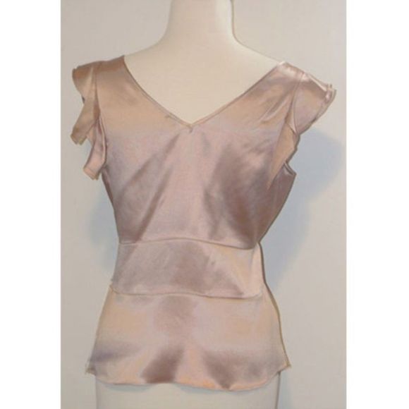 Mint V-Neck Pintuck Top - Picture 2 of 7